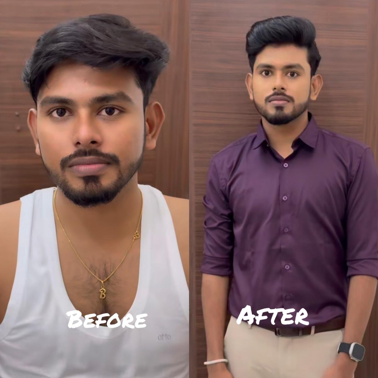 Groom Makeup Before After Chennai